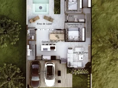 Foto Casa com 3 Dormitórios