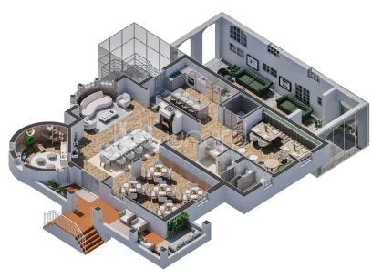 Foto Imóvel na Planta com 4 Suítes