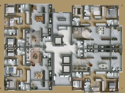 Foto Apartamento com 3 Suítes