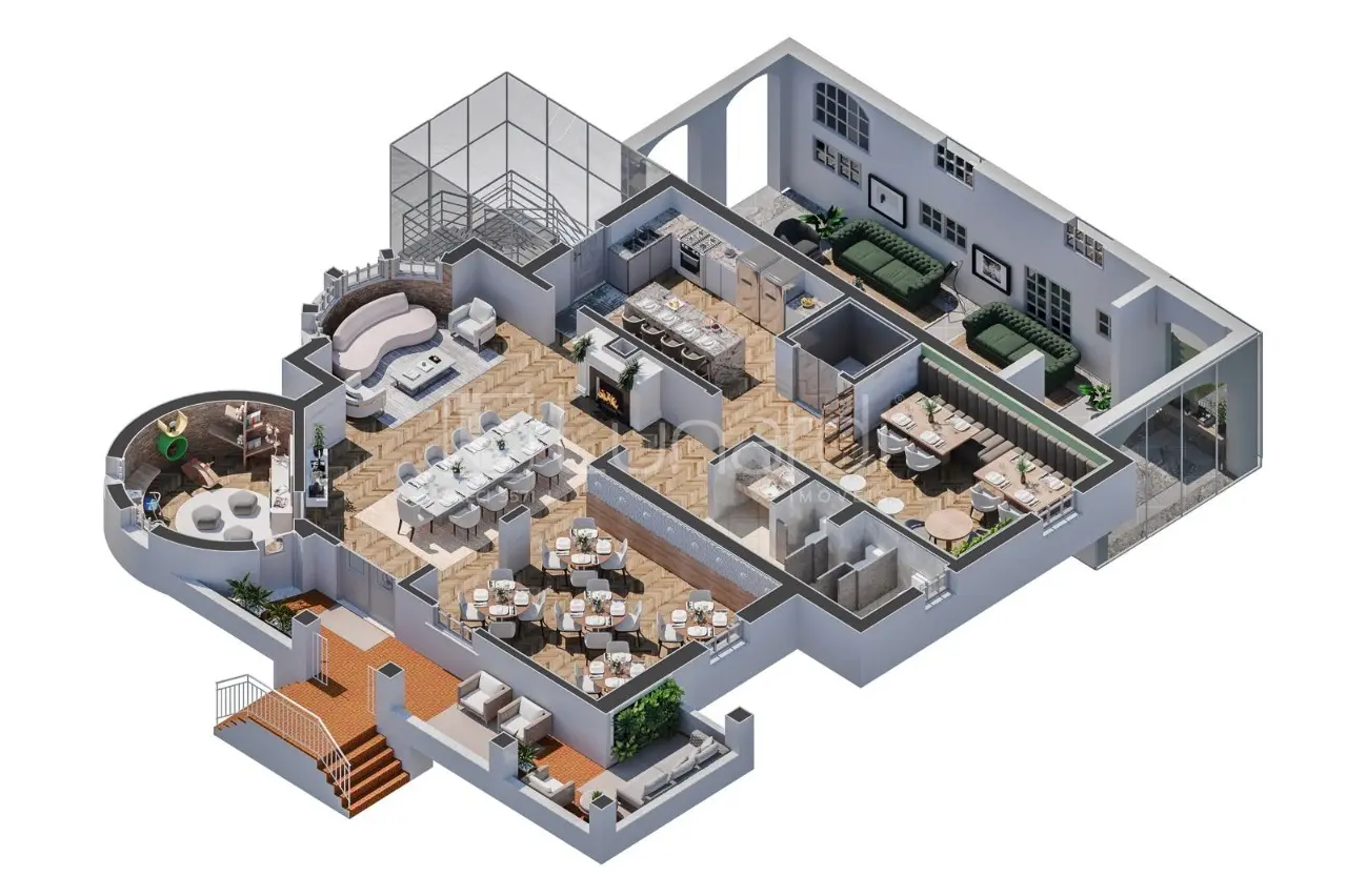 Foto Imóvel na Planta com 3 Suítes