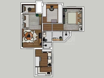 Foto Apartamento com 2 Dormitórios