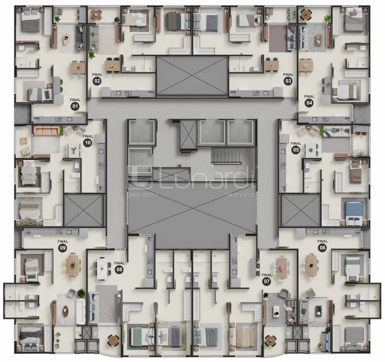 Foto Apartamento com 2 Dormitórios