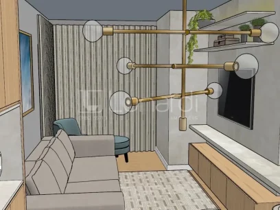 Apartamento com 1 Suíte - Miniatura - Lunardi Imóveis