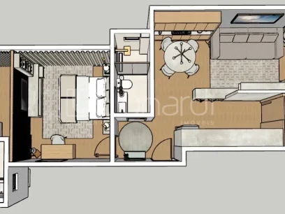 Apartamento com 1 Suíte - Miniatura - Lunardi Imóveis