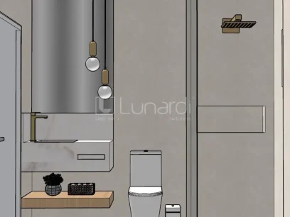 Apartamento com 1 Suíte - Miniatura - Lunardi Imóveis