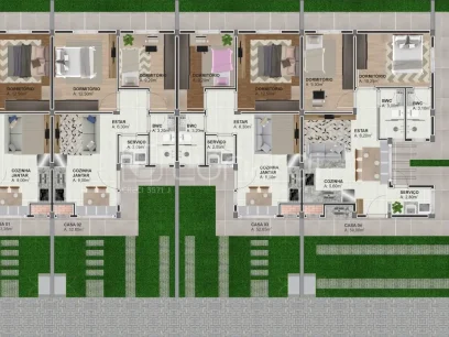 Casa com 2 Dormitórios - Miniatura - Lunardi Imóveis