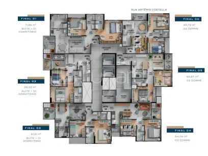 Imóvel na Planta com 2 Dormitórios - Miniatura - Lunardi Imóveis