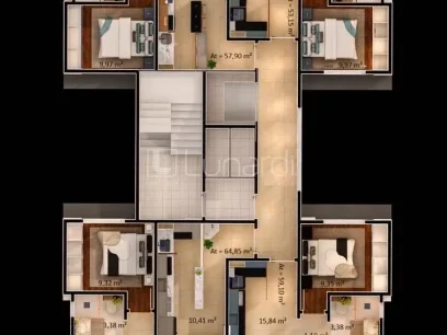Apartamento com 2 Dormitórios - Miniatura - Lunardi Imóveis