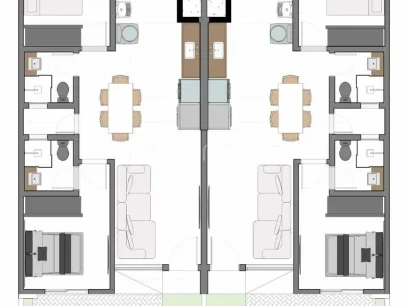 Casa com 2 Dormitórios - Miniatura - Lunardi Imóveis